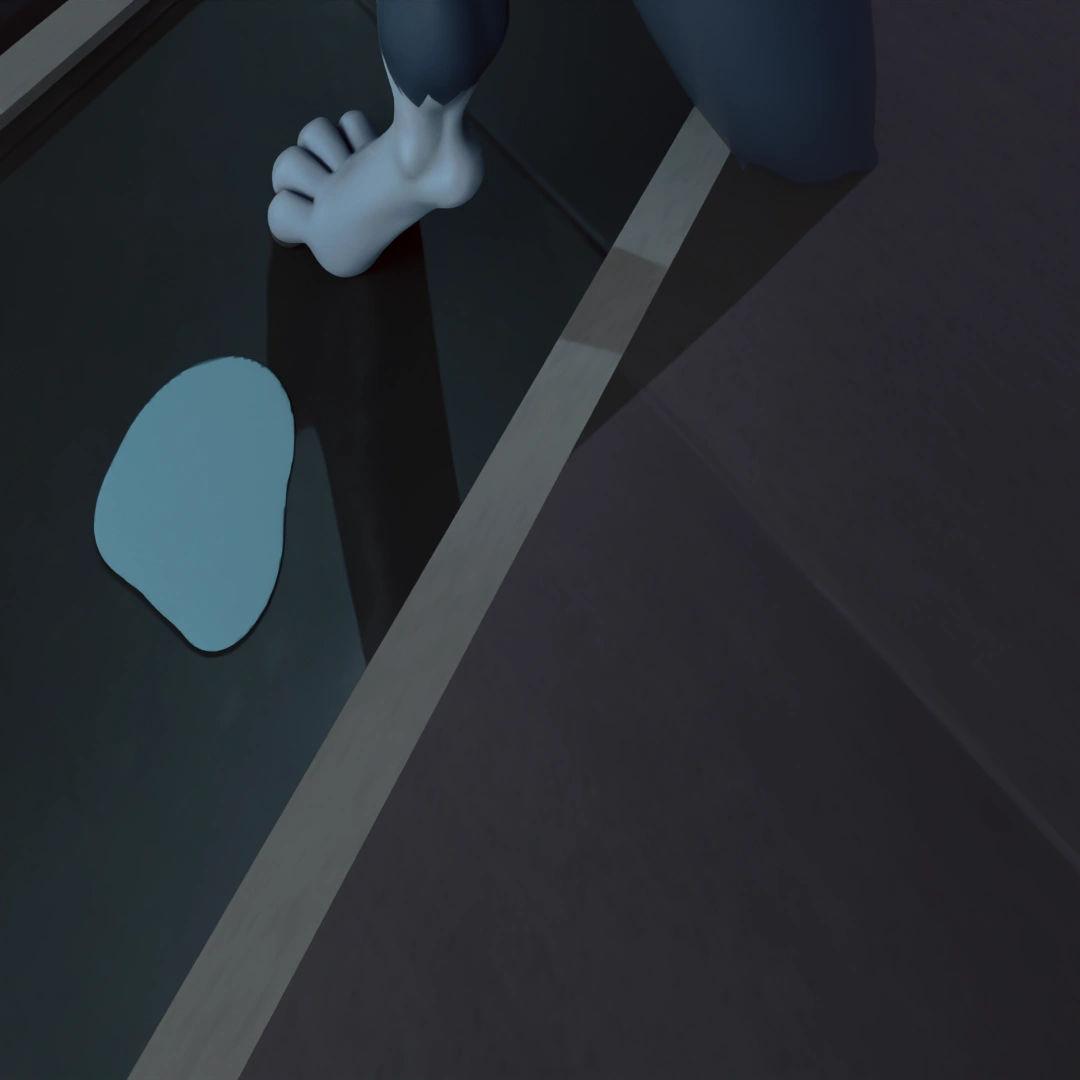 Puddles from different painted receiver areas — Small painted area